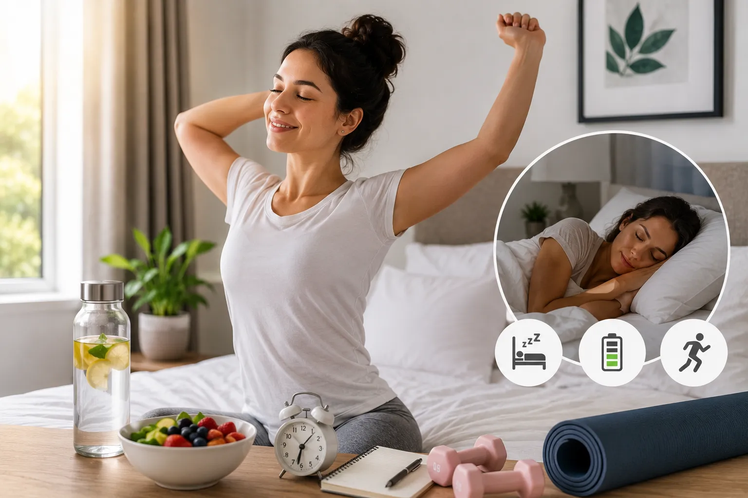 Cómo el peso saludable mejora sueño y energía